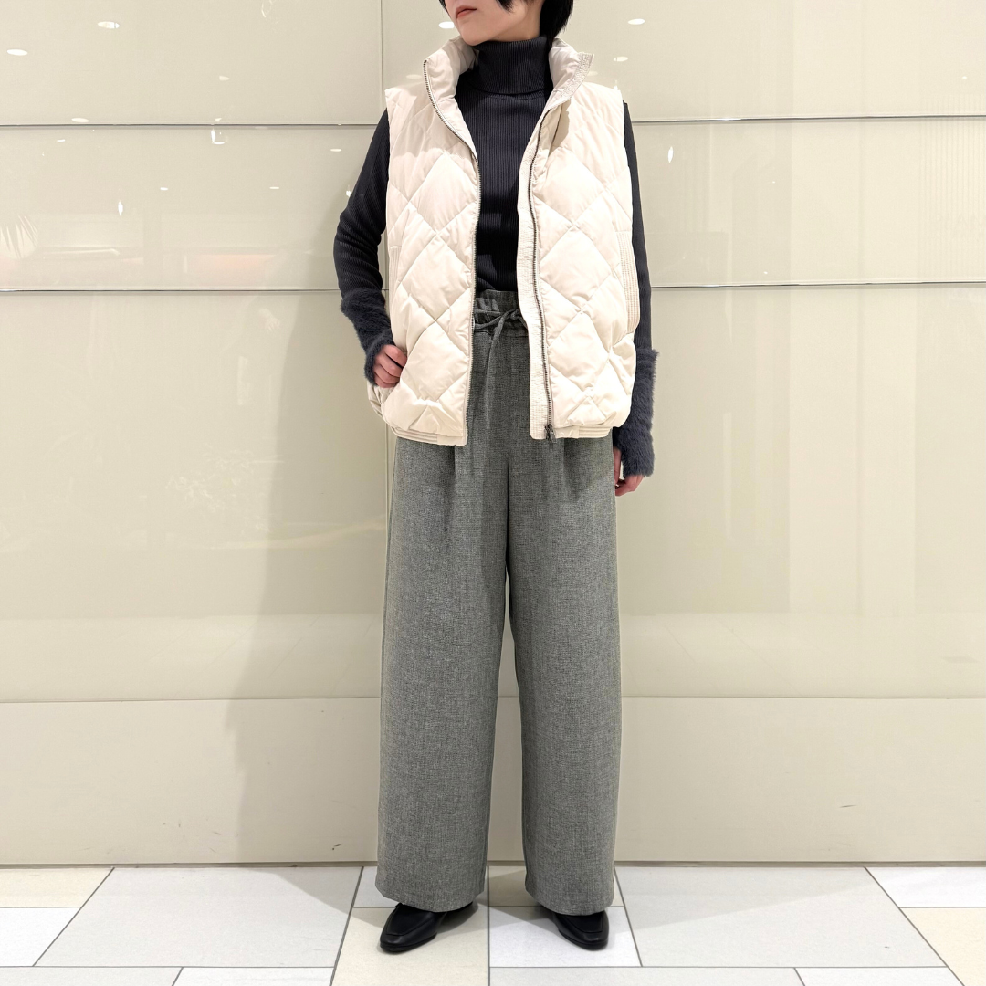 丸みのあるフォルムが可愛いダウンベスト✨ │パパス&ママス │ ショップブログ │ アミュプラザ長崎