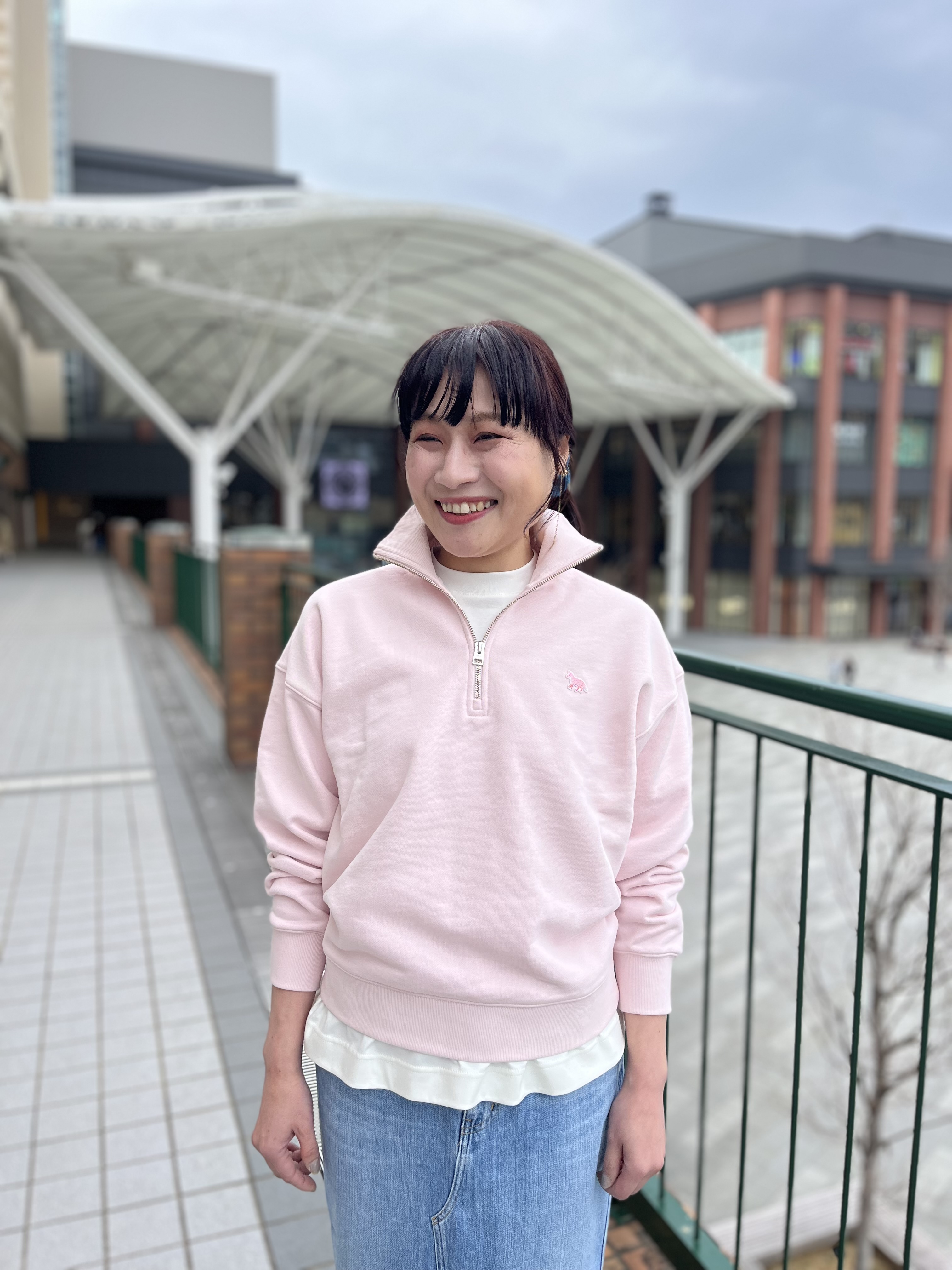 楽天市場】メゾンキツネ ハーフジップ スウェット Maison