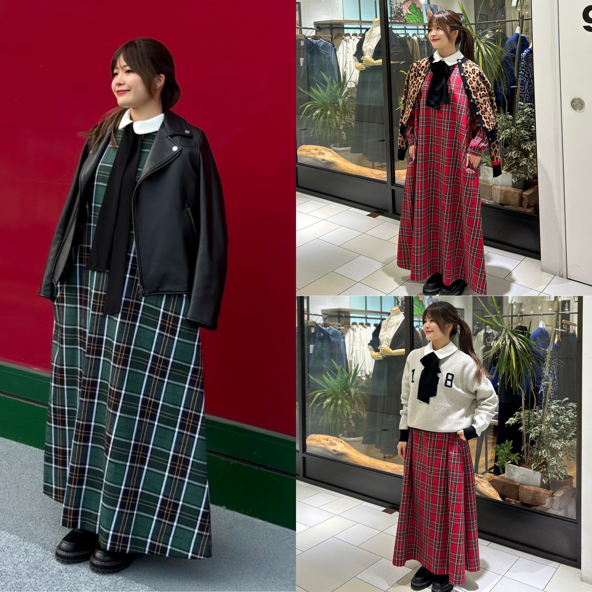 THOMAS MAGPIE | 楽しみ方沢山 ！チェックドレス │grasol Le port